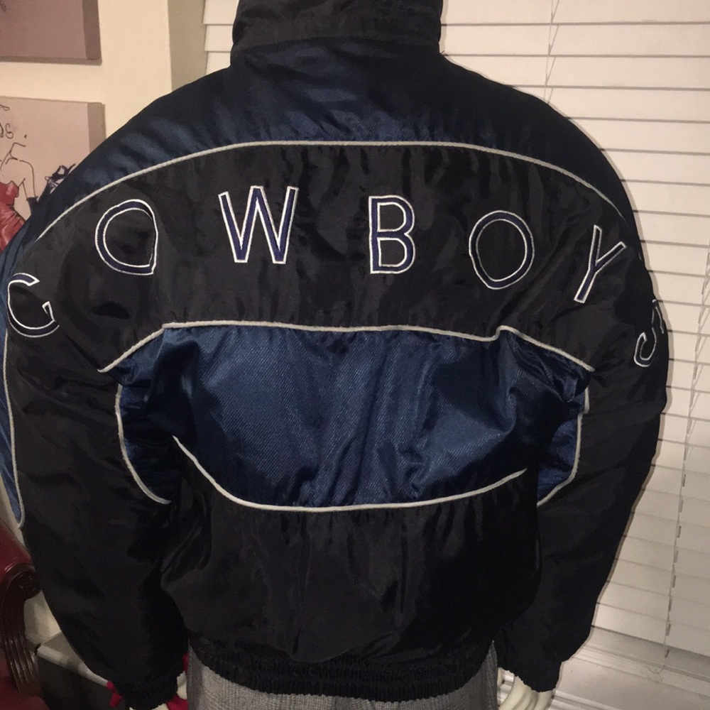 💃sale💃💥True Dallas Cowboy Fan. Pro Line Reversible Vintage Jacket